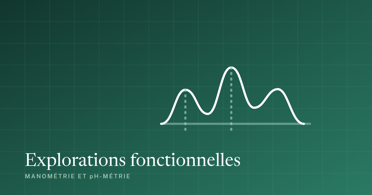 Explorations fonctionnelles : schema de l'examen